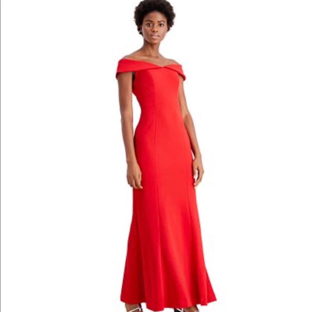Calvin Klein red dress